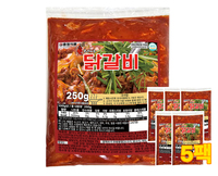 불티나 닭갈비250g x 5팩